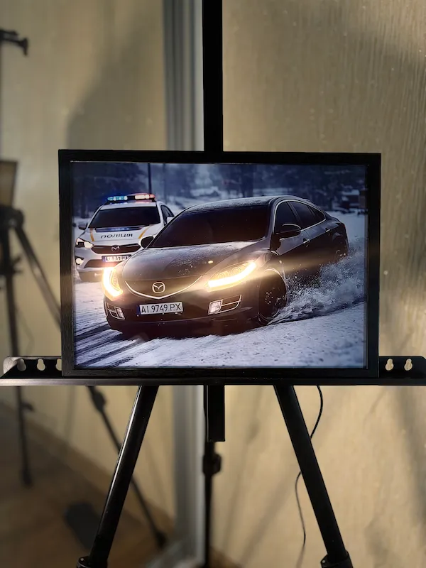 Картина з LED підсвіткою 20x30 см