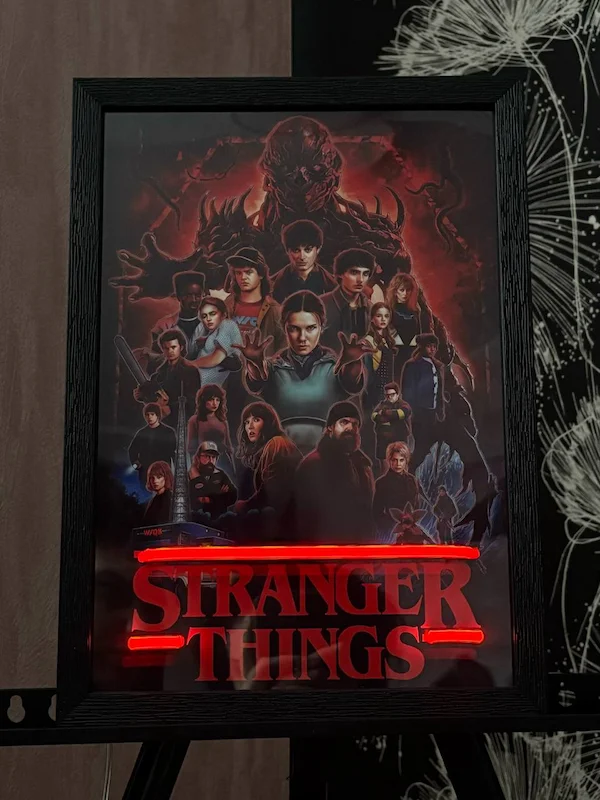 Неонова LED картина 20x30 см