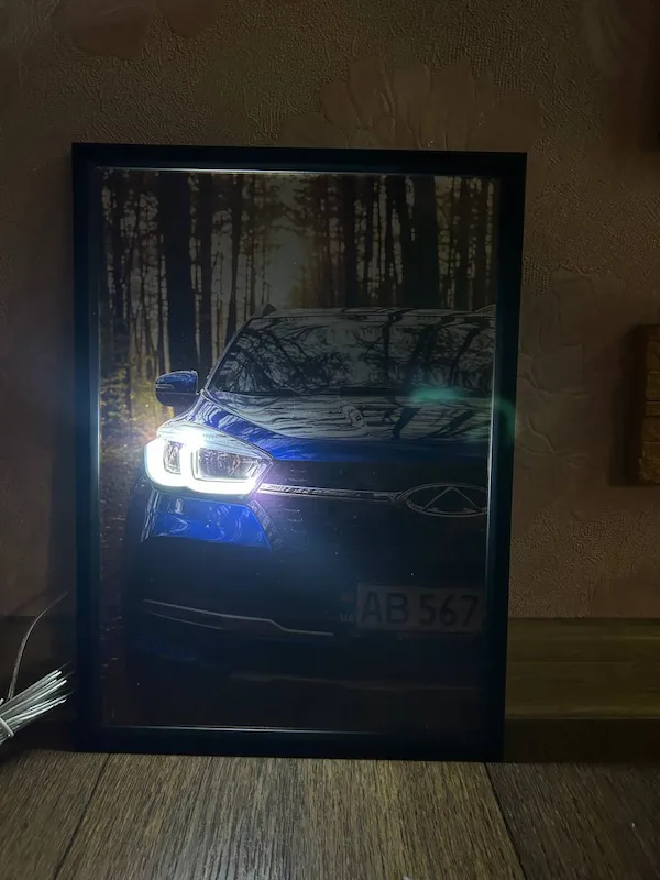 картина з підсвіткою 20x30 см Midnight Neon